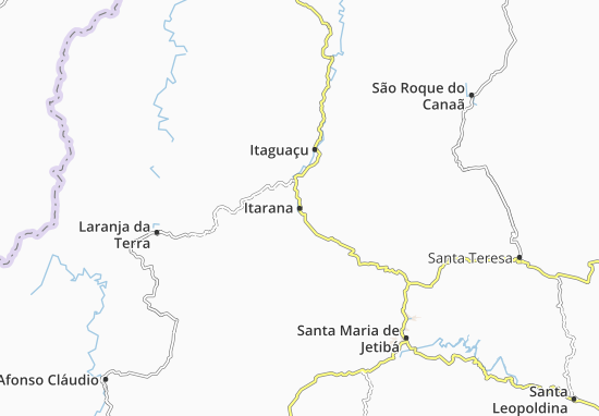 Karte Stadtplan Itarana