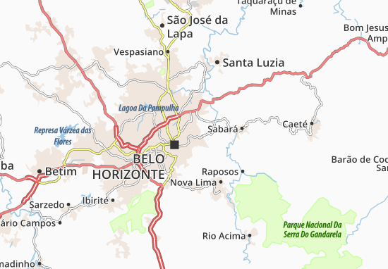 São Geraldo Map