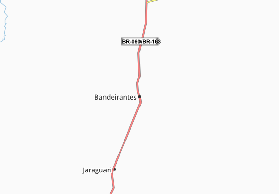 Bandeirantes Map