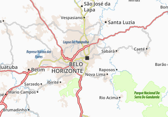 Karte Stadtplan Barro Preto