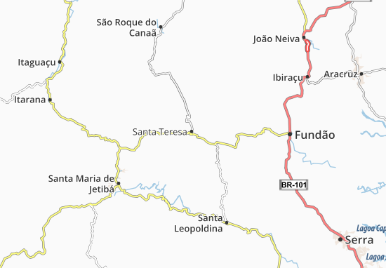 Santa Teresa Map
