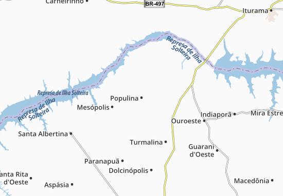 Populina Map
