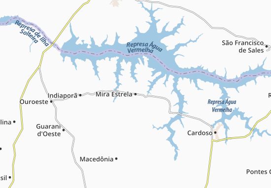 Karte Stadtplan Mira Estrela