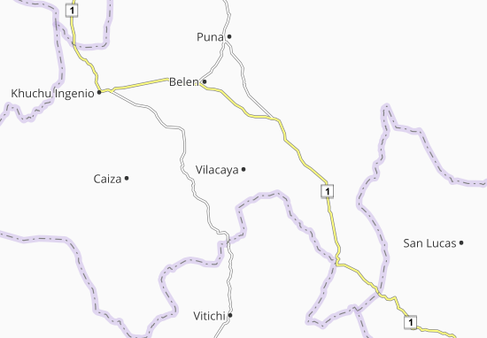 Karte Stadtplan Vilacaya