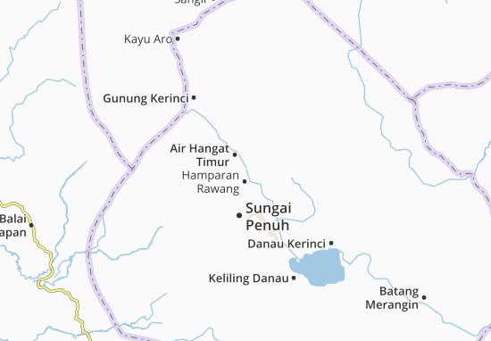 Hamparan Rawang Map