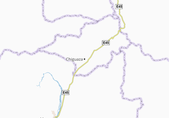 Karte Stadtplan Chiguaza