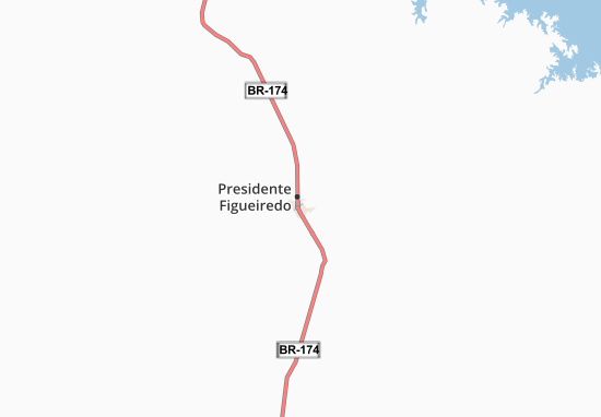 Kaart Plattegrond Presidente Figueiredo
