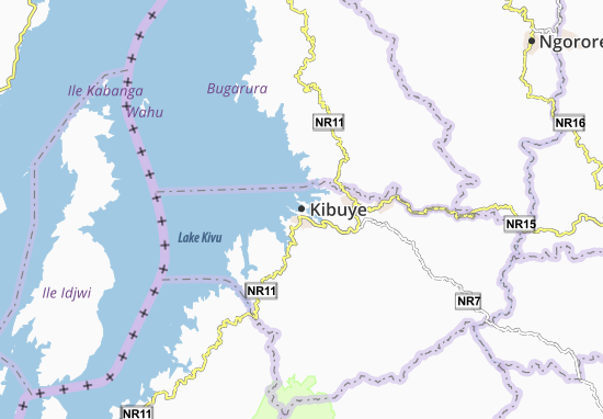 Kaart Plattegrond Kibuye