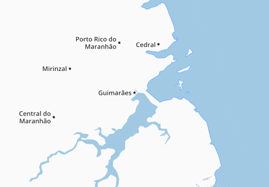 Kaart Plattegrond Guimarães