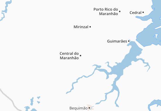 Kaart Plattegrond Central do Maranhão