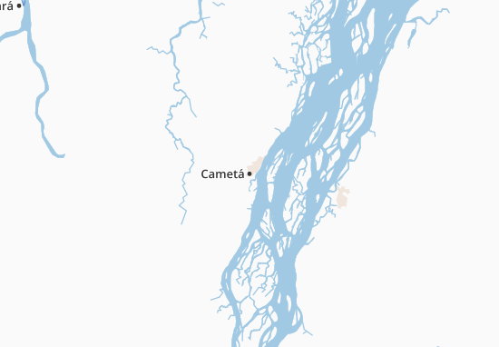 Kaart Plattegrond Cametá