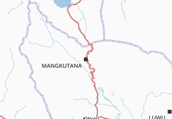 Kaart Plattegrond Mangkutana