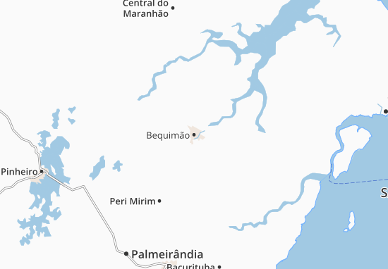 Karte Stadtplan Bequimão