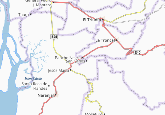 Pancho Negro Map