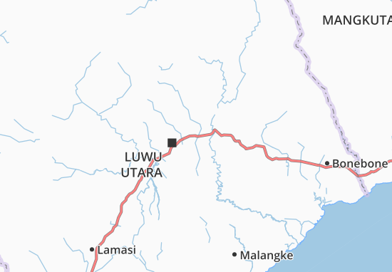 Luwu Utara Map