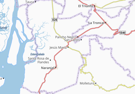 Kaart Plattegrond Jesús María