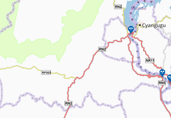 Karte Stadtplan Walungu