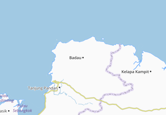 Karte Stadtplan Badau