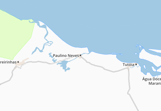 Kaart Plattegrond Paulino Neves
