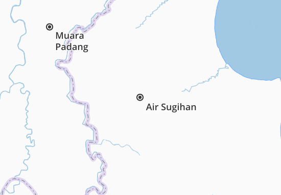 Kaart Plattegrond Air Sugihan