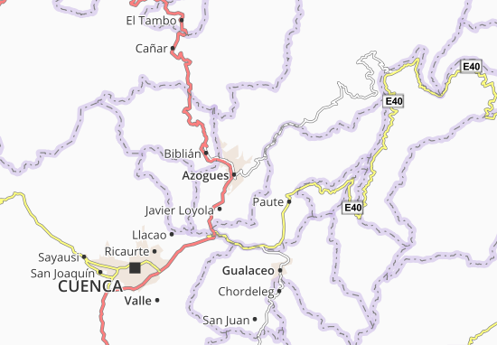 Karte Stadtplan Luis Cordero
