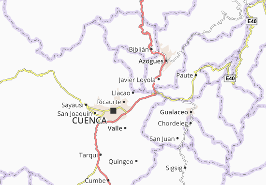 Llacao Map