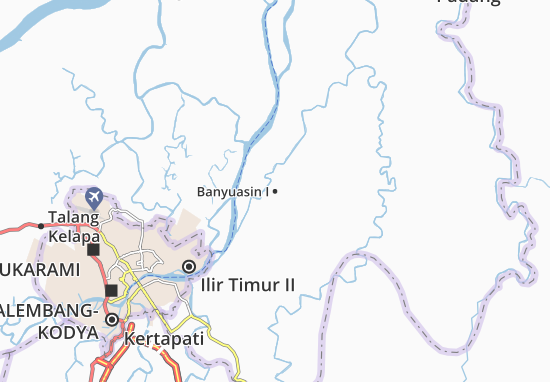 Karte Stadtplan Banyuasin I