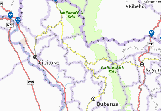 Kaart Plattegrond Bukinanyana