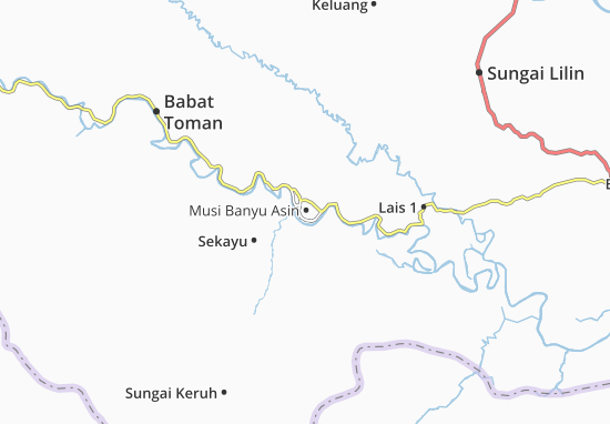 Karte Stadtplan Sekayu