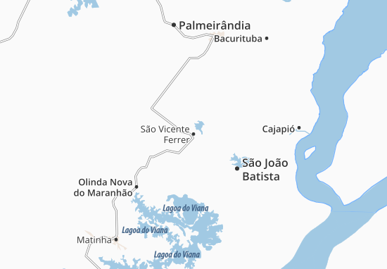 Kaart Plattegrond São Vicente Ferrer