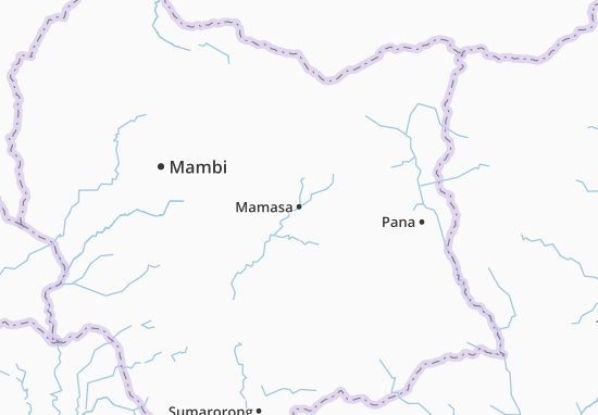 Karte Stadtplan Mamasa