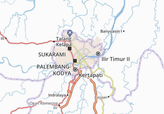 Kaart Plattegrond Sematang Borang