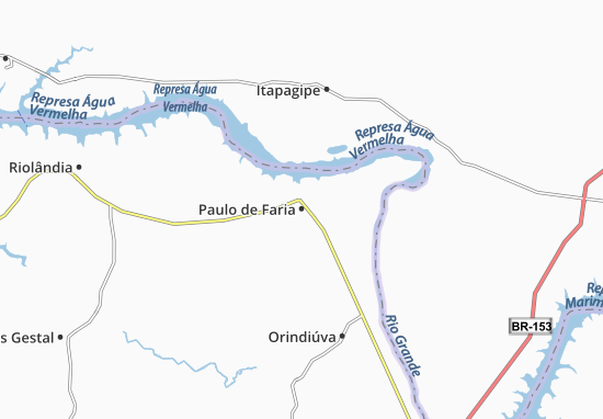 Paulo de Faria Map