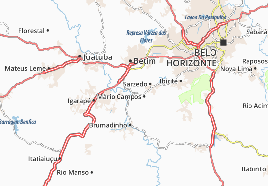 Mário Campos Map