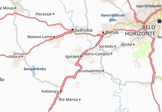 Karte Stadtplan Igarapé