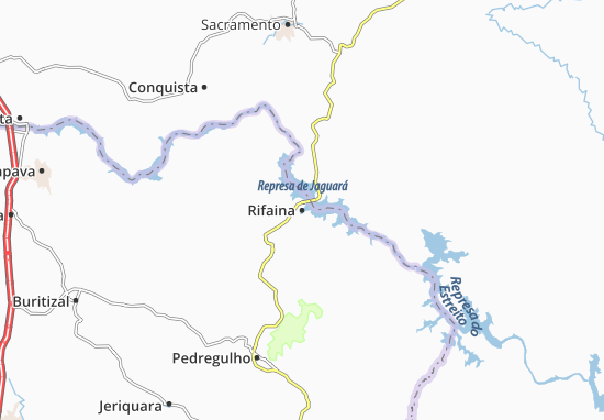 Karte Stadtplan Rifaina