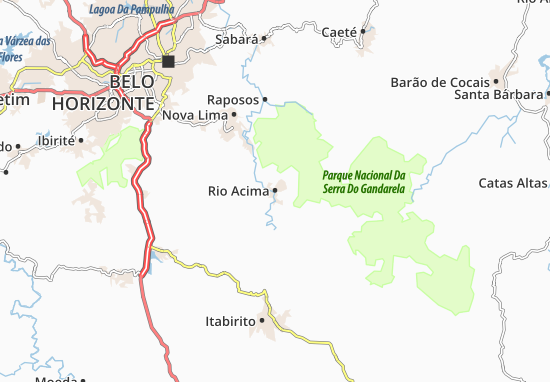 Rio Acima Map