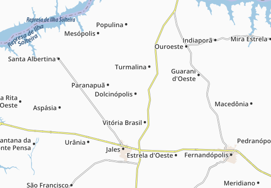 Karte Stadtplan Dolcinópolis