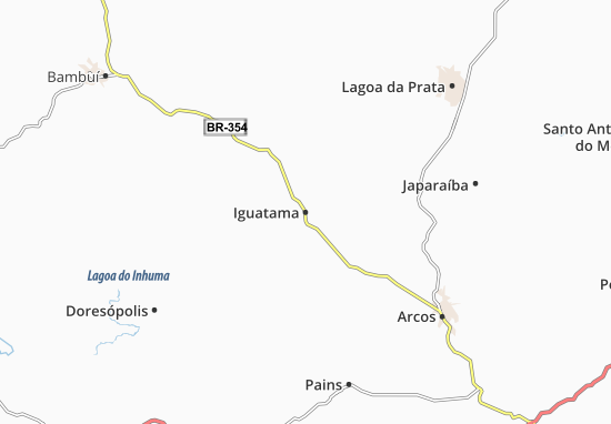 Kaart Plattegrond Iguatama