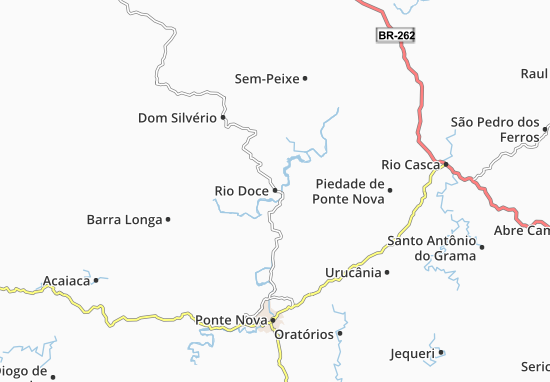 Karte Stadtplan Rio Doce