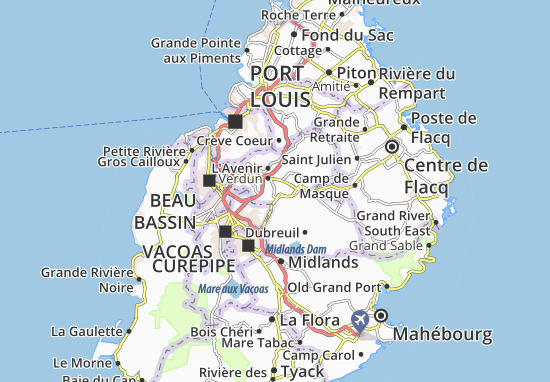 Karte Stadtplan Dagotière