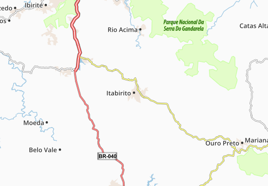 Itabirito Map