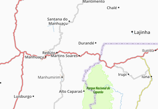 Karte Stadtplan Martins Soares