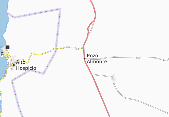 Karte Stadtplan Pozo Almonte