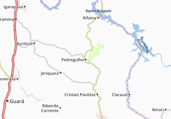 Pedregulho Map