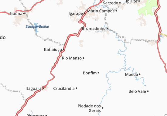 Rio Manso Map