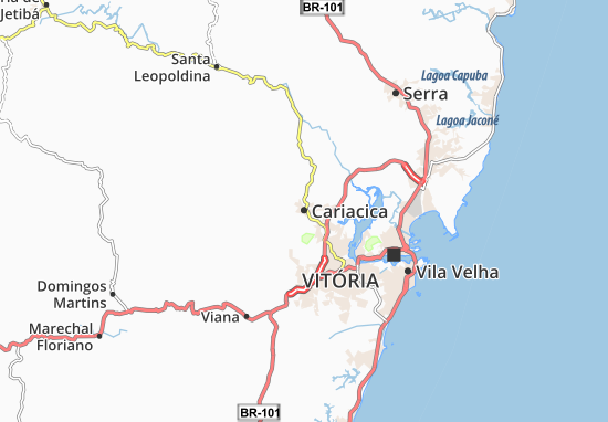 Karte Stadtplan Cariacica