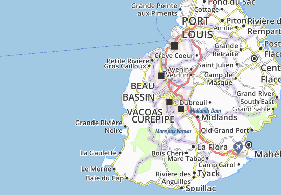 Karte Stadtplan Cascavelle