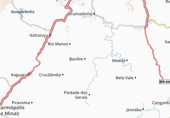 Karte Stadtplan Bonfim