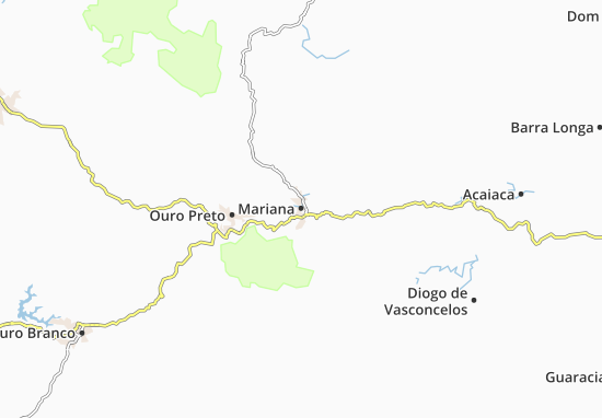Karte Stadtplan Mariana